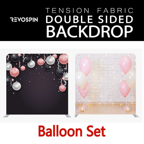 Balloon Set Double Sided Tension Fabric Photo Booth Backdrop