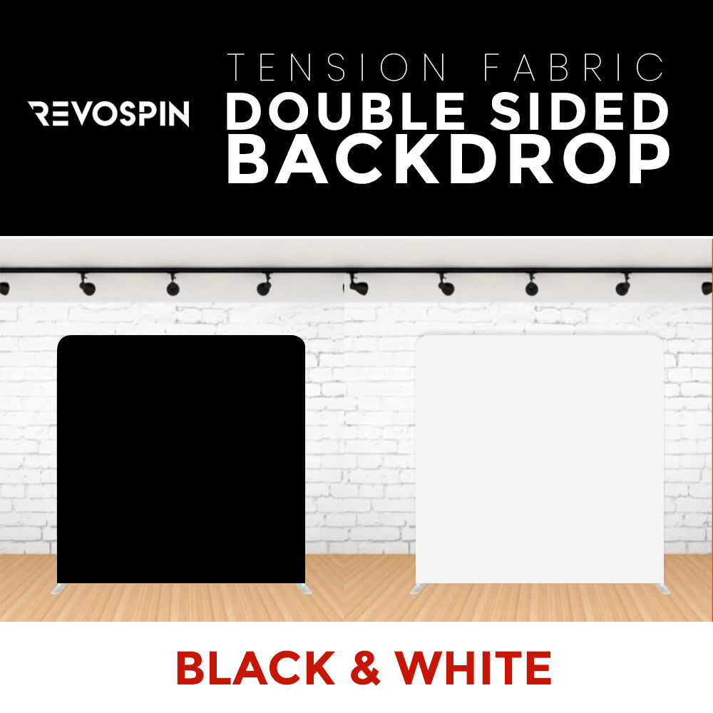 Solid White or Black Photo Booth Backdrop – Pixilated