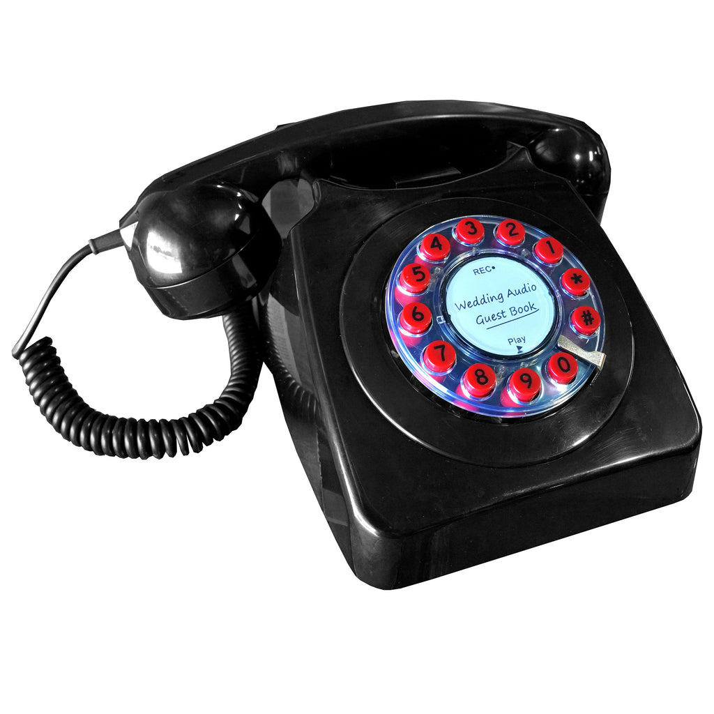 Audio deals Guestbook Telephone- Red