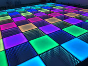 20x20ft 144 Panels 3D Infinity & Solid Top Lighting USA Wireless LED Disco Dance Floor – Strong, Durable, and Waterproof (EIX Special)