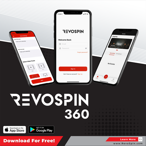 4 Months Pro+ RevoSpin 360 App - Ignite a Spin to Your Events!