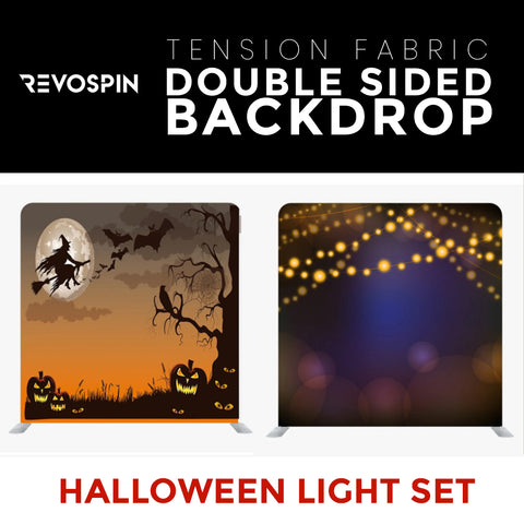 Halloween Light Set Double Sided Tension Fabric Photo Booth Backdrop