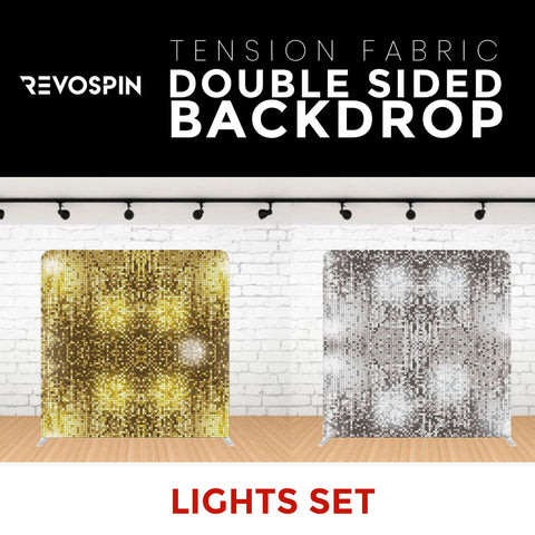 Lights Set-5 Double Sided Tension Fabric Photo Booth Backdrop