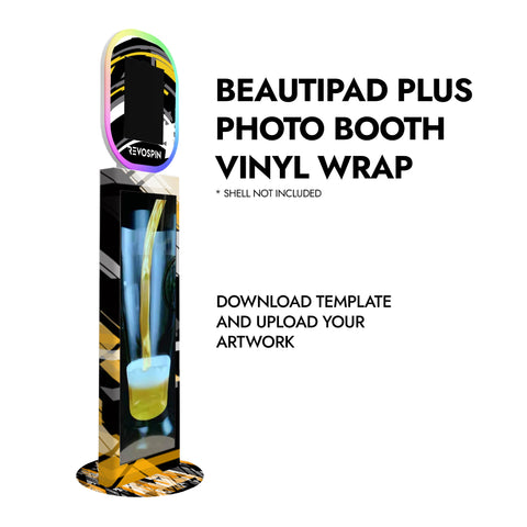 Beautipad Plus Photo Booth Vinyl Wrap