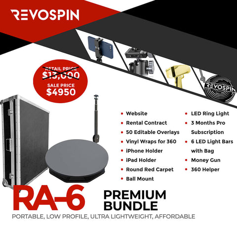 RevoSpin RA-6 360 (35") Photo Booth Premium Bundle