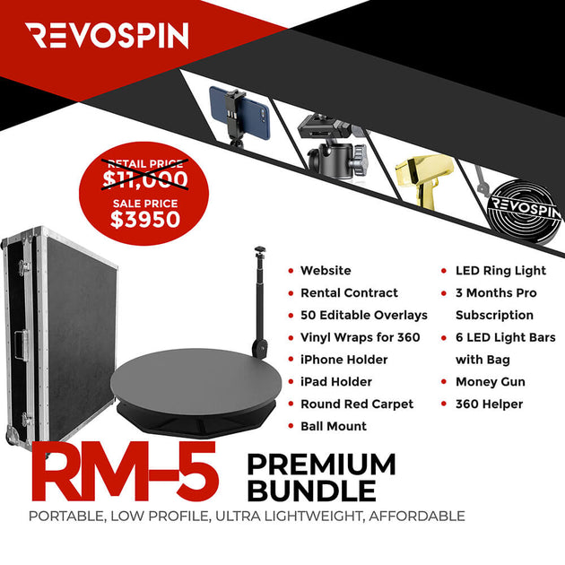 360 PHOTO BOOTH BUNDLES – RevoSpin