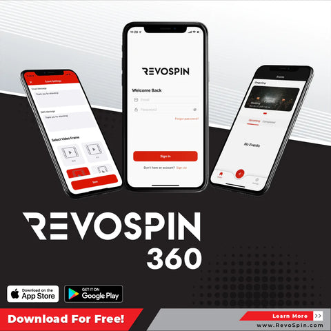 RevoSpin RA-6 (35") Round 360 Photo Booth Package (AUTOMATIC SPIN, TRAVEL CASE INCLUDED)(FLASH SALE 2023)