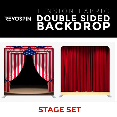 Stage Set1 Double Sided Tension Fabric Photo Booth Backdrop