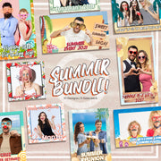 Summer Bundle (10 Designs) - 360 Photo Booth Template Overlays