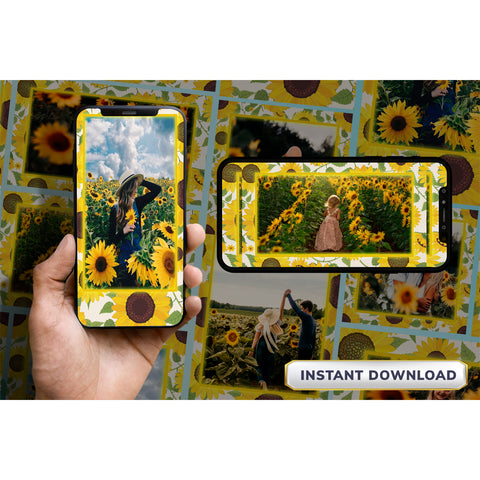 Sunflower Background Design-1