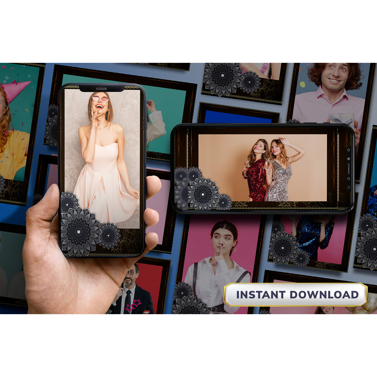 Luxury Design-5 - 360 Photo Booth Template | RevoSpin