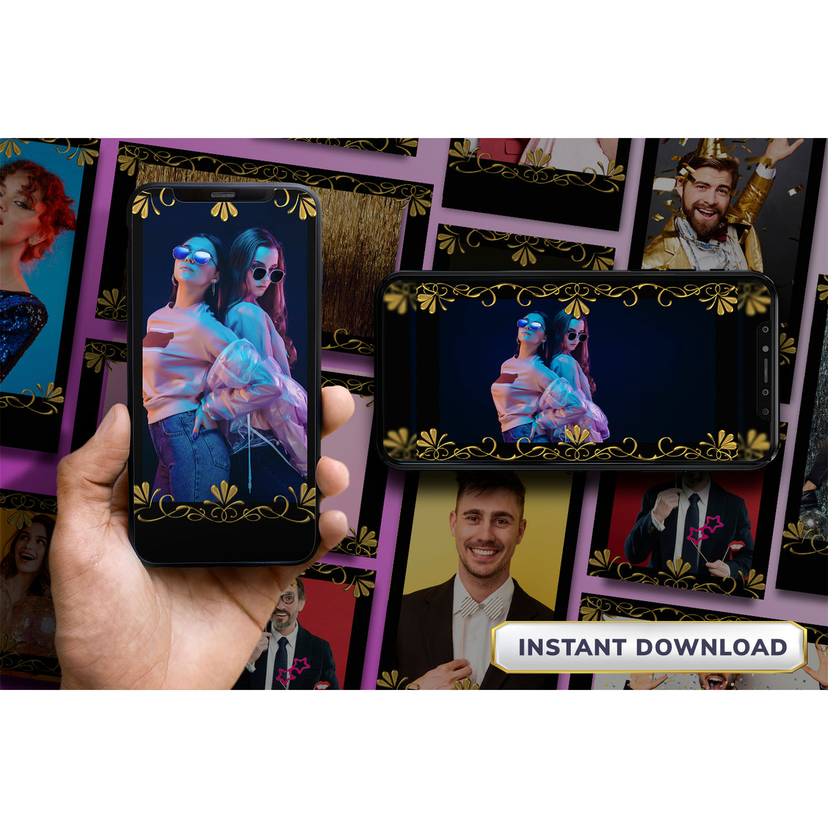 Luxury Style Design-2 - 360 Photo Booth Template | RevoSpin