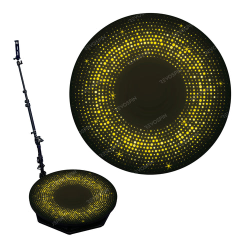 Gold Circle  Vinyl Decal Print
