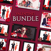 Valentines Bundle (10 Designs) - 360 Photo Booth Template Overlays