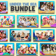 Under The Sea Bundle (10 Designs) - 360 Photo Booth Template Overlays