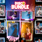 Disco Bundle (10 Designs) - 360 Photo Booth Template Overlays