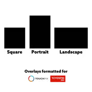 Geometric Bundle (10 Designs) - 360 Photo Booth Template Overlays
