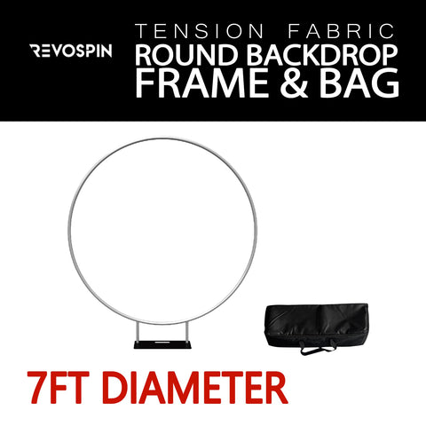 Round Tension Fabric Photo Booth Backdrop Frame